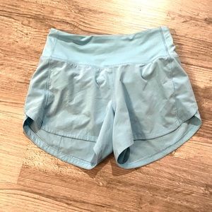 Blue Speed Up 4 inch shorts size 0